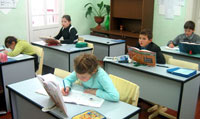 На уроке