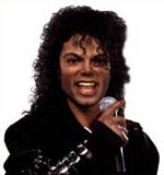 Waxy figure of Mikle Jackson